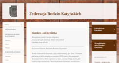 Desktop Screenshot of federacja-katyn.org.pl